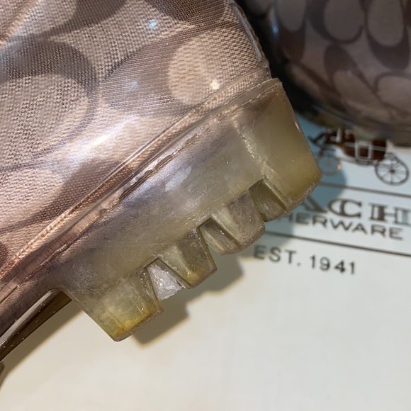 Coach rainboots - Picture 5 of 5